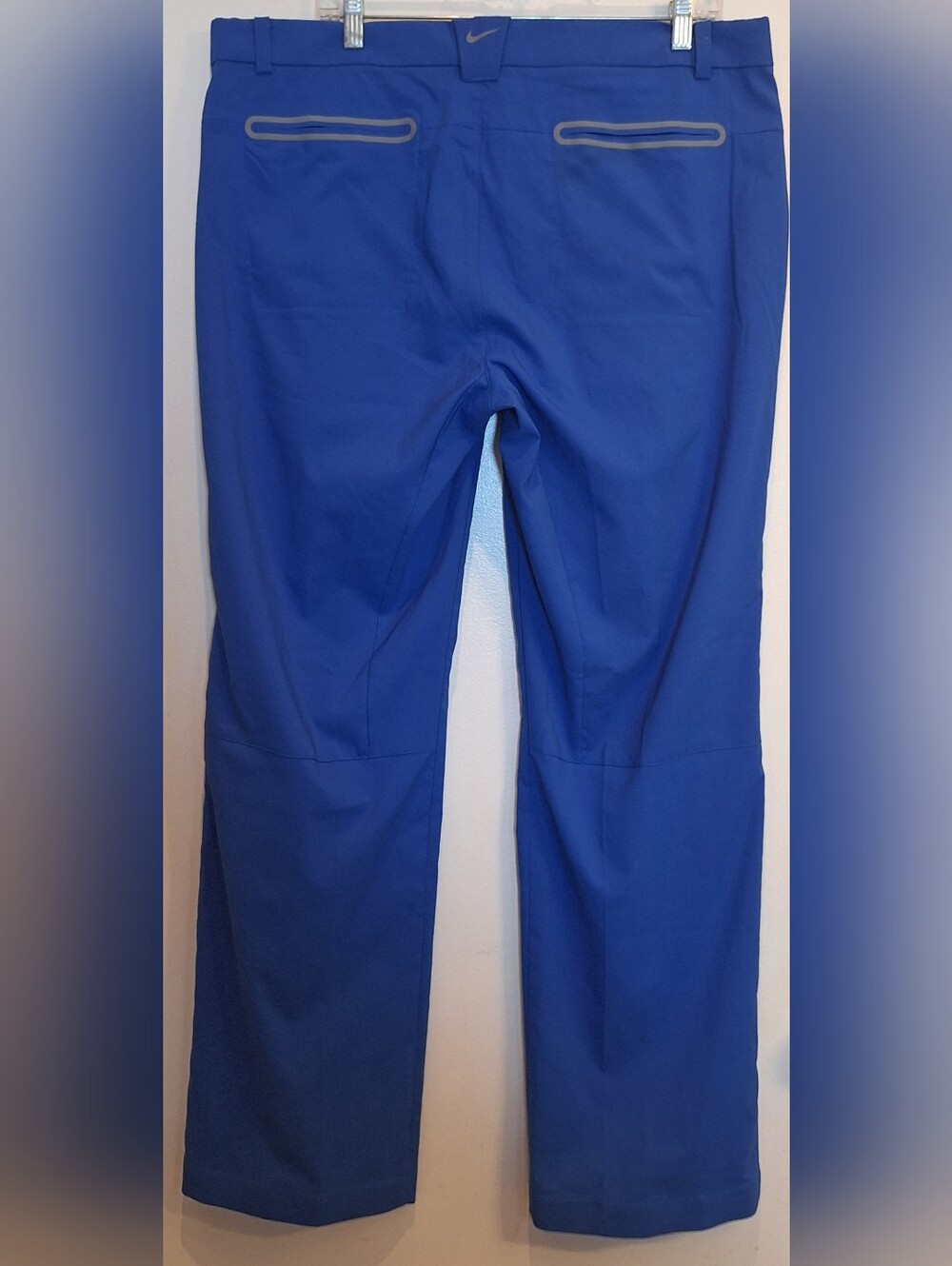 Nike Golf Tour Performance Pants Dri-Fit‎ Mens Size 38x32 Royal Blue Flat Front